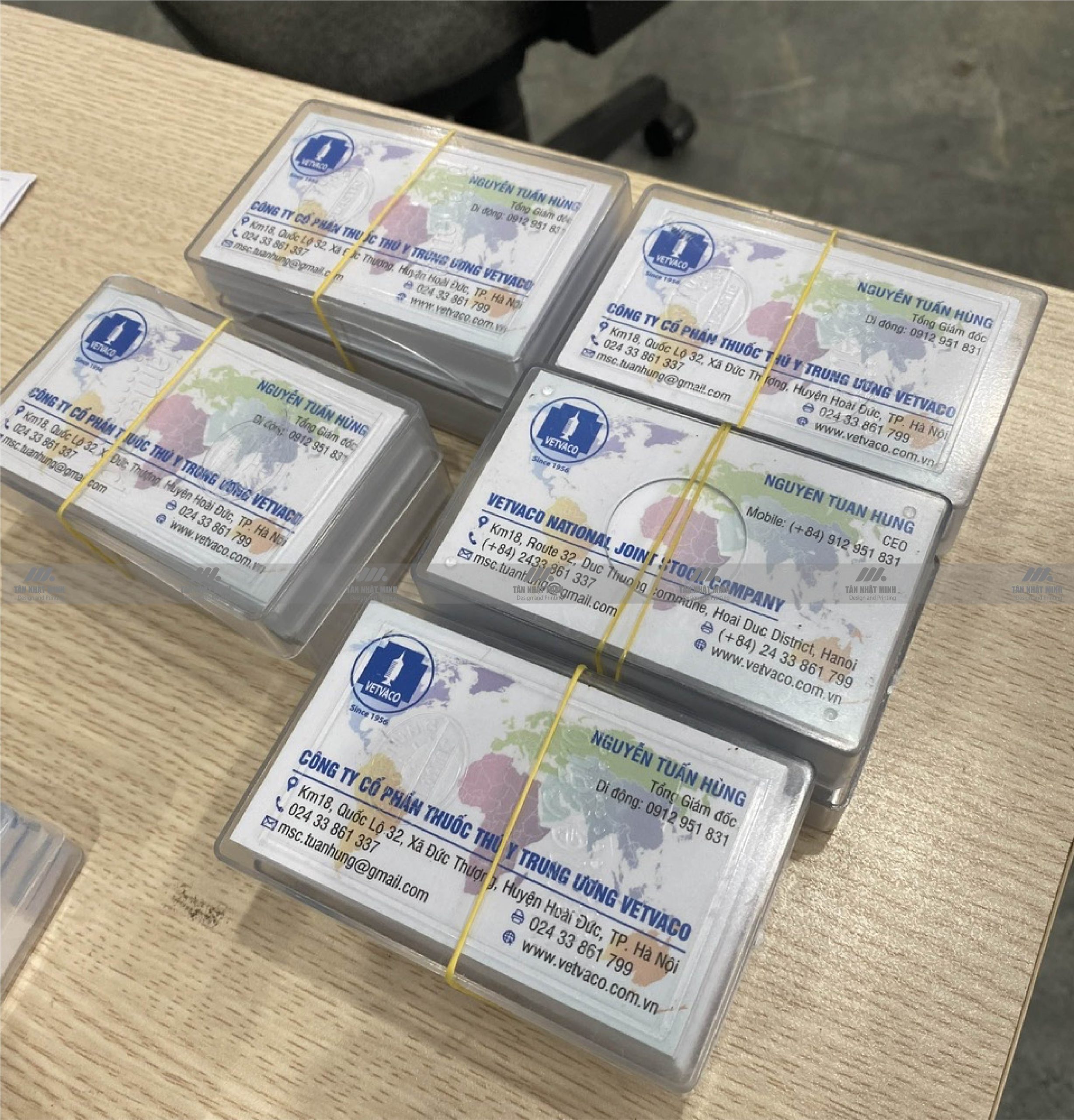 Hình ảnh in card visit thực tế tại Tân Nhật Minh 19