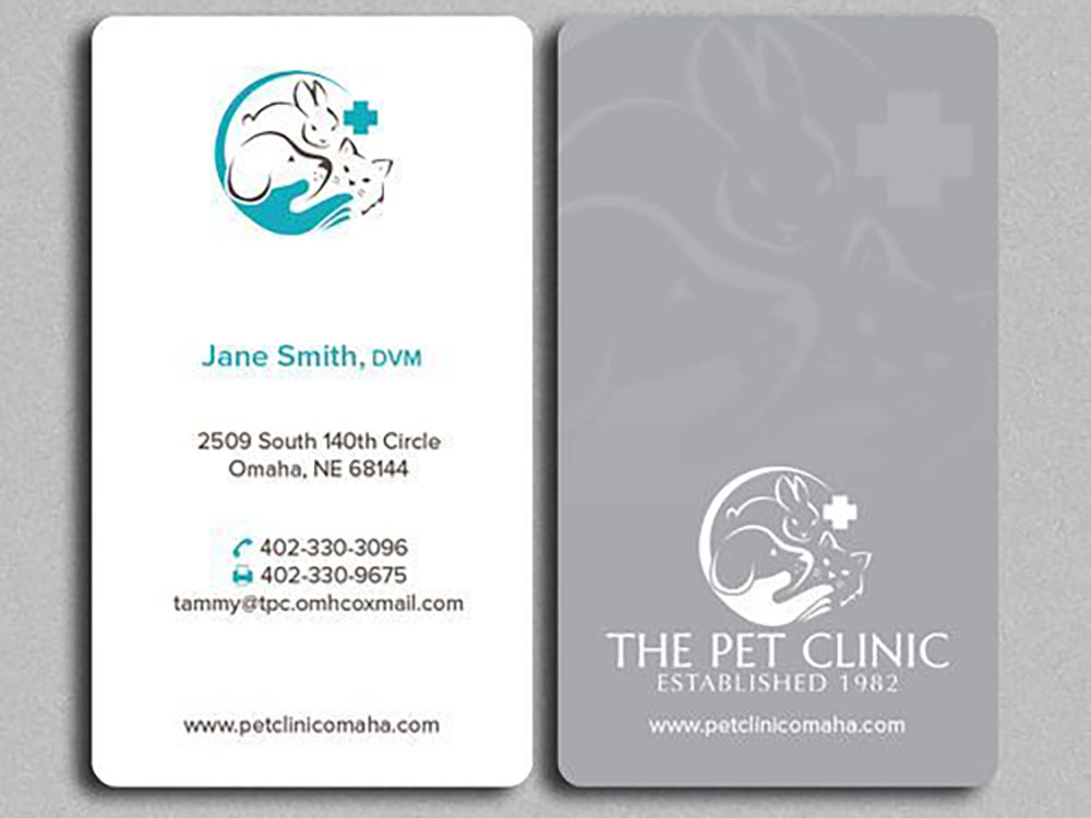 Bí quyết để có mẫu card visit thú y chuyên nghiệp