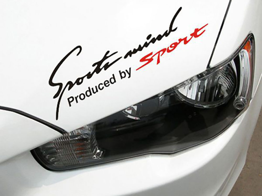 Decal sticker trang trí ô tô
