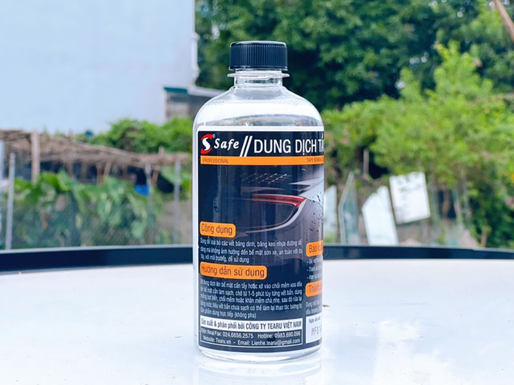 Sử dụng hóa chất tẩy keo chuyên dụng