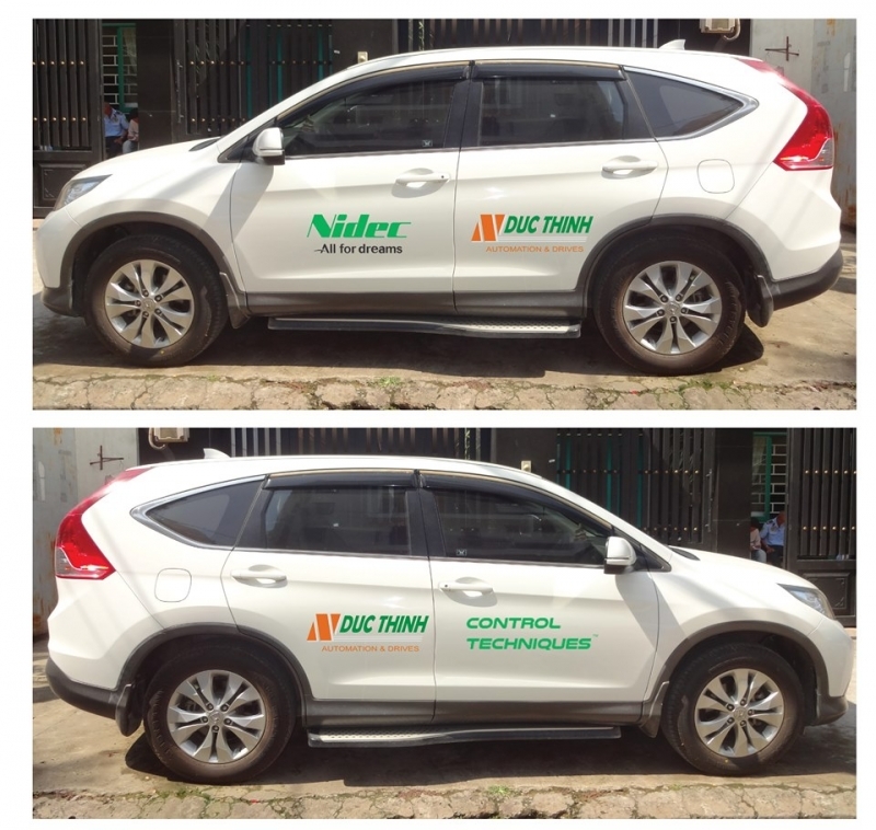 Mẫu decal dán xe ô tô đẹp 