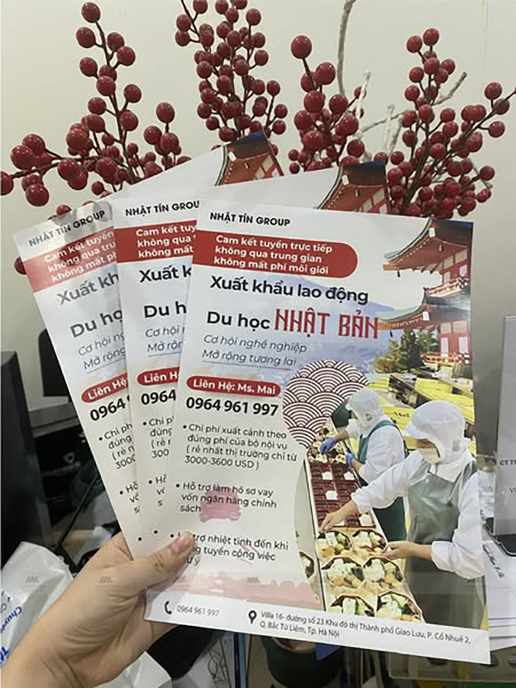 Một số mẫu tờ rơi in ấn thực tế tại Tân Nhật Minh