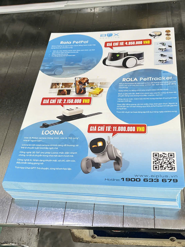 Một số mẫu tờ rơi in ấn thực tế tại Tân Nhật Minh