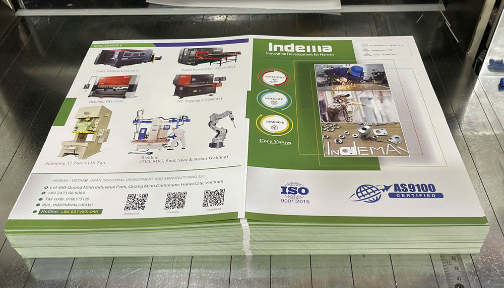 Một số mẫu tờ rơi in ấn thực tế tại Tân Nhật Minh