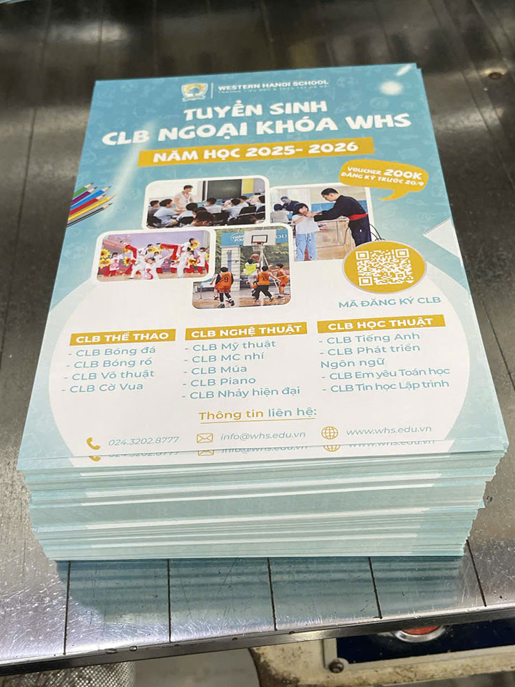 Một số mẫu tờ rơi in ấn thực tế tại Tân Nhật Minh