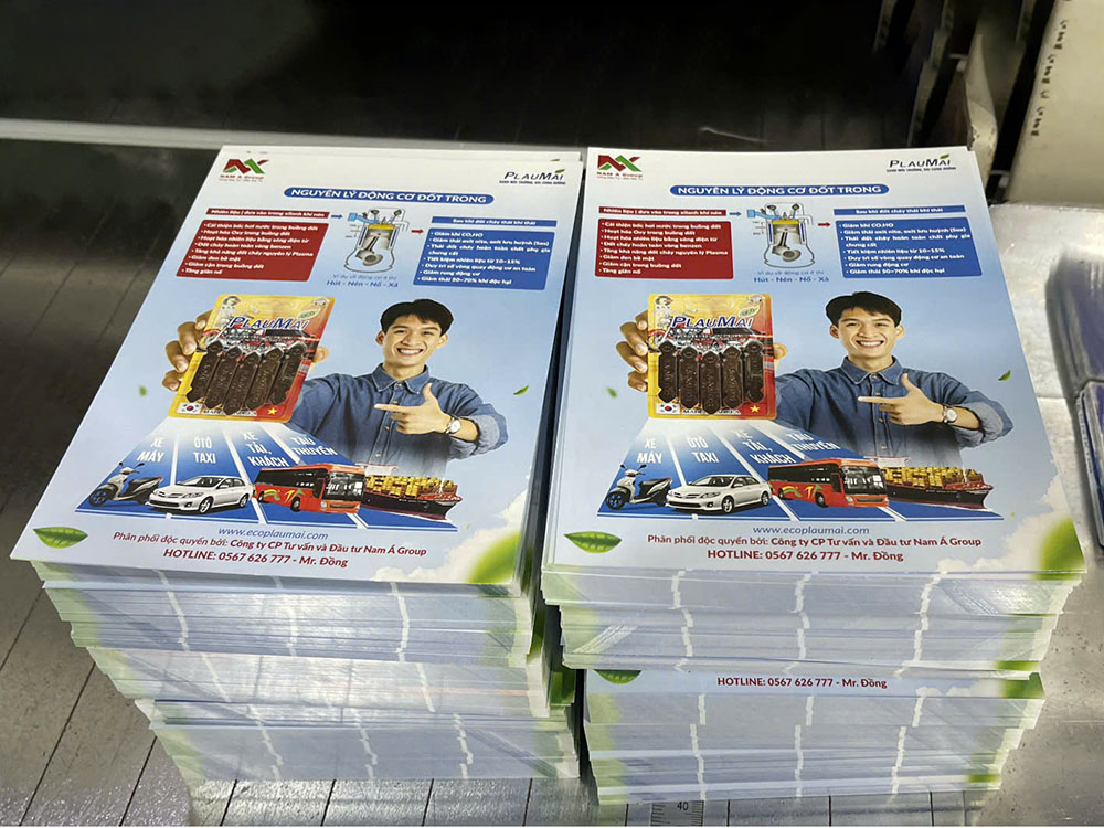 Một số mẫu tờ rơi in ấn thực tế tại Tân Nhật Minh