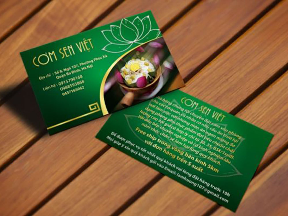 Card Visit Quán Chay Là Gì?