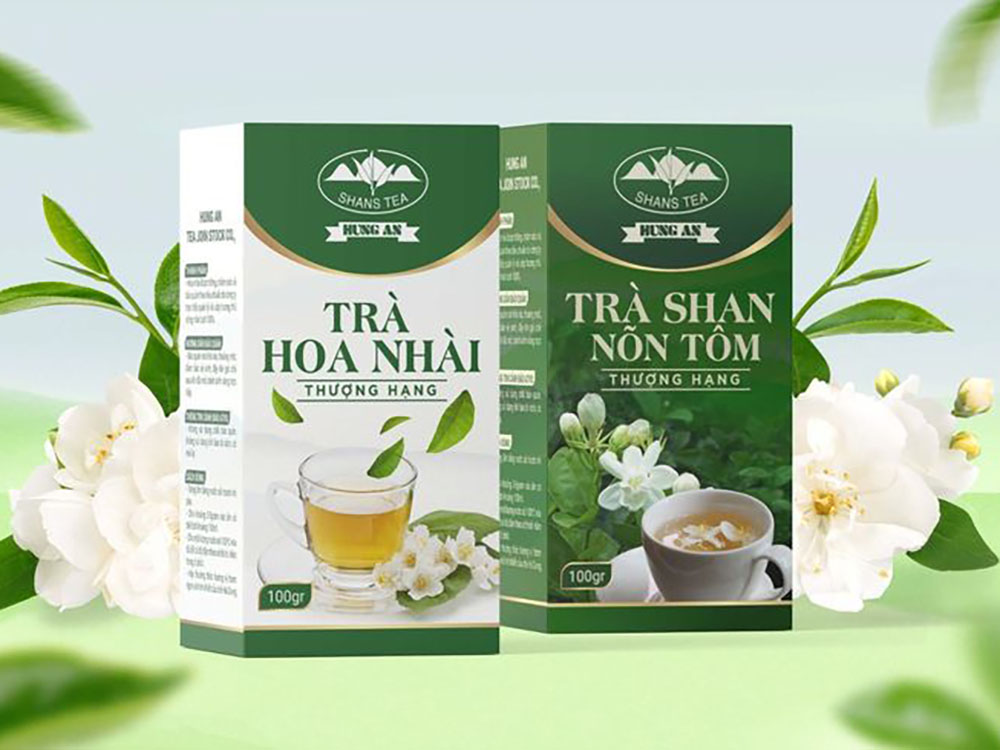 Mẫu thiết kế hộp giấy đựng trà đẹp