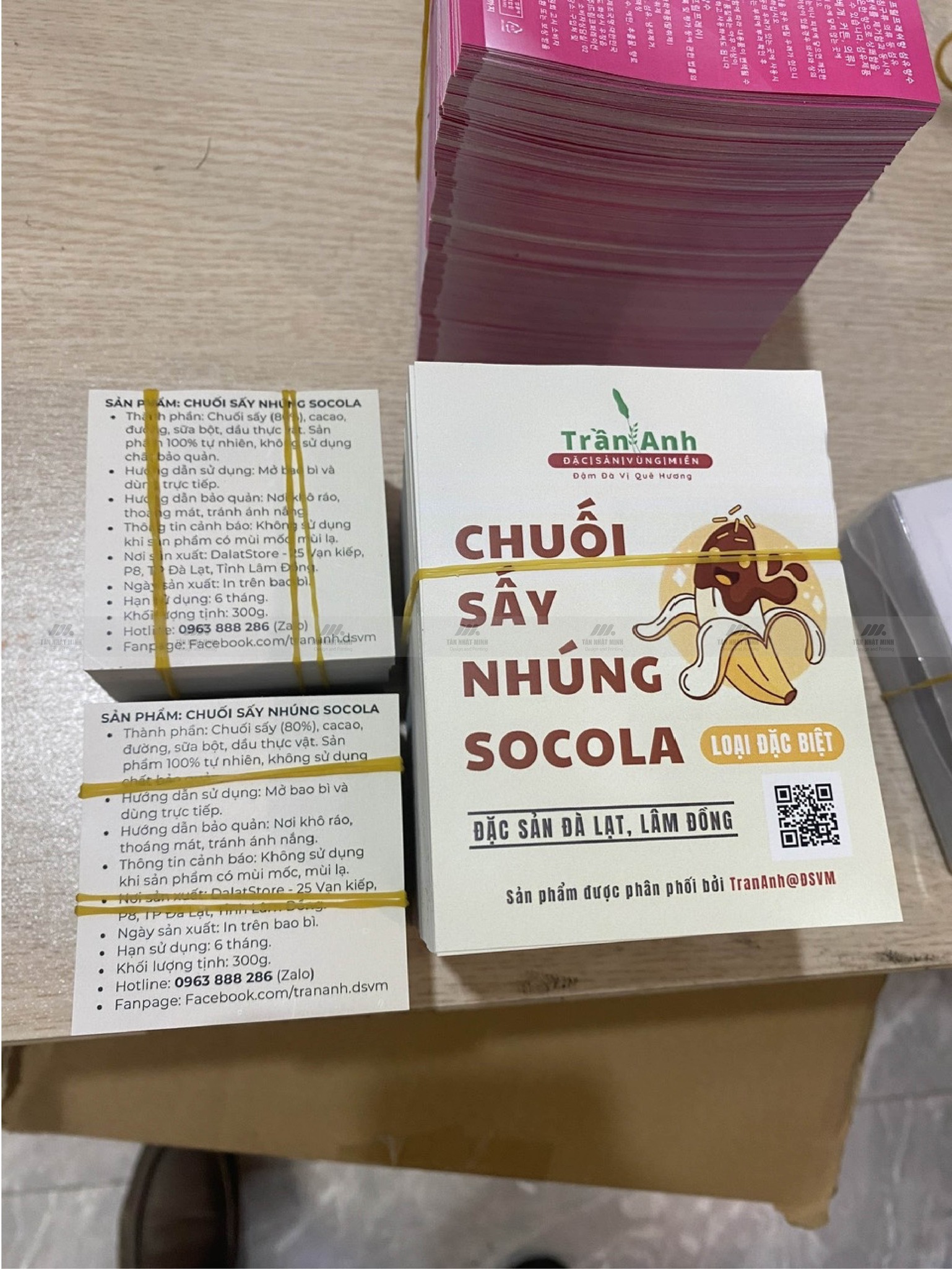 In tem hoa quả sấy