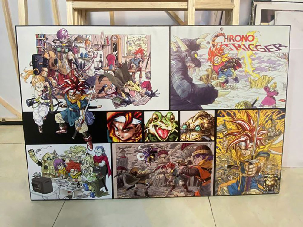 Tranh canvas treo tường phong cách hoạt hình độc đáo