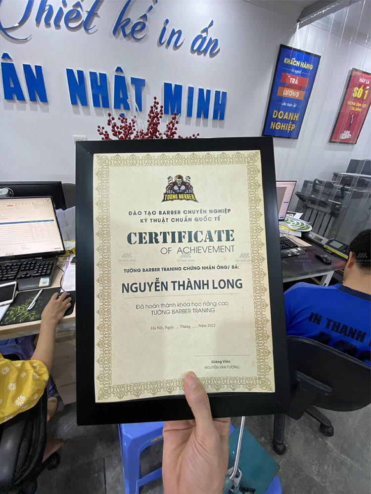 Thiết Kế Chứng Chỉ Mang Bản Sắc Thương Hiệu Riêng