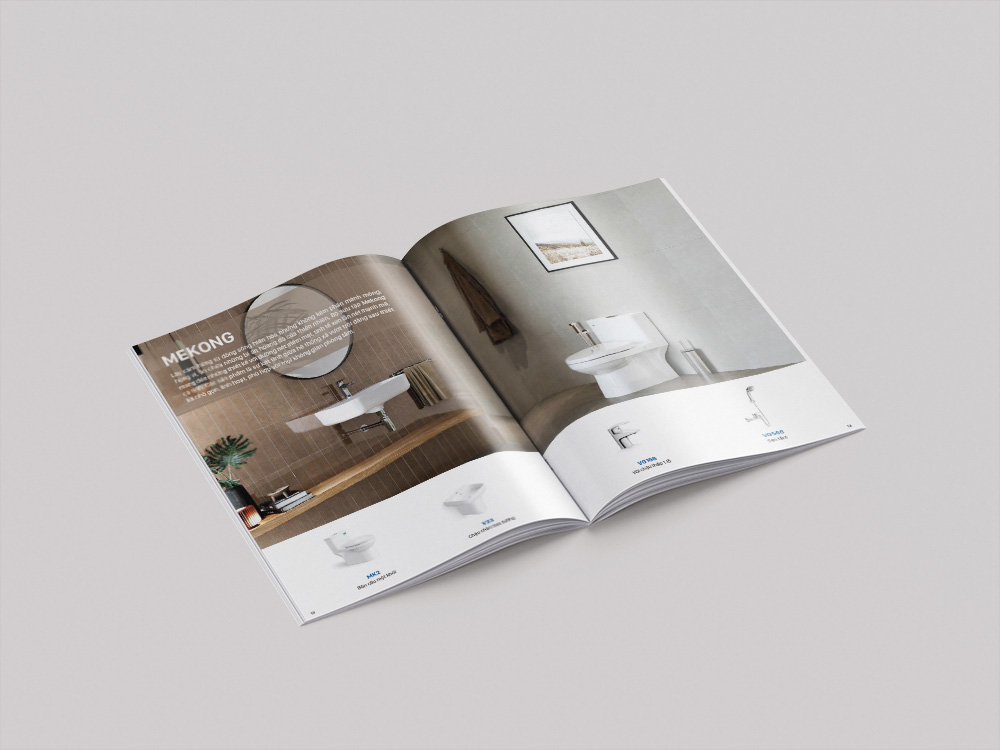 Catalogue thiết bị vệ sinh sang trọng