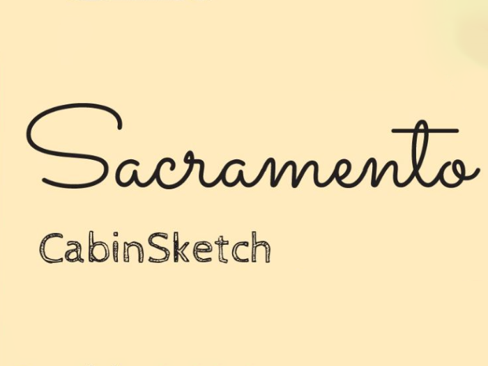 Sacramento & Cabin Sketch