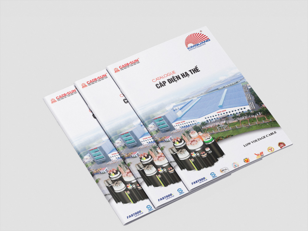 Mẫu catalogue cáp điện