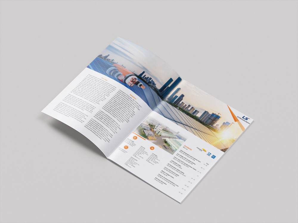 Mẫu catalogue cáp điện