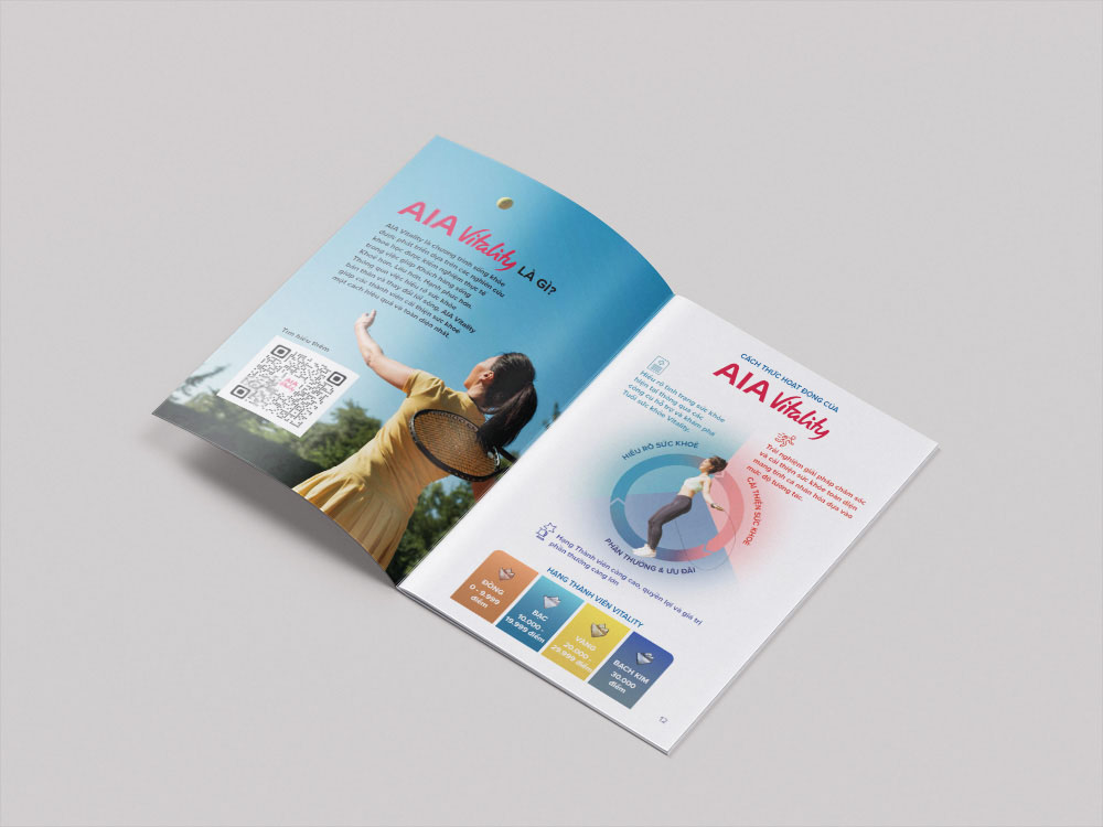 Mẫu brochure, catalogue bảo hiểm đẹp 