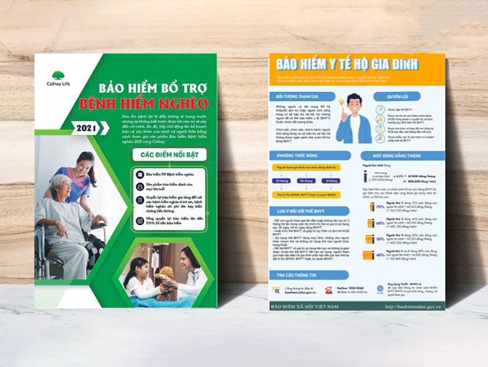Gợi ý thiết kế tờ rơi bảo hiểm hiệu quả