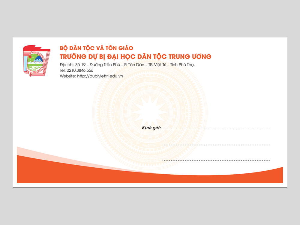 Mẫu phong bì trường học đẹp và ấn tượng 