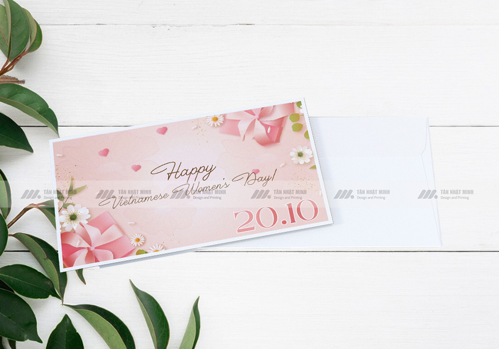 Mẫu phong bì 20/10 đẹp 