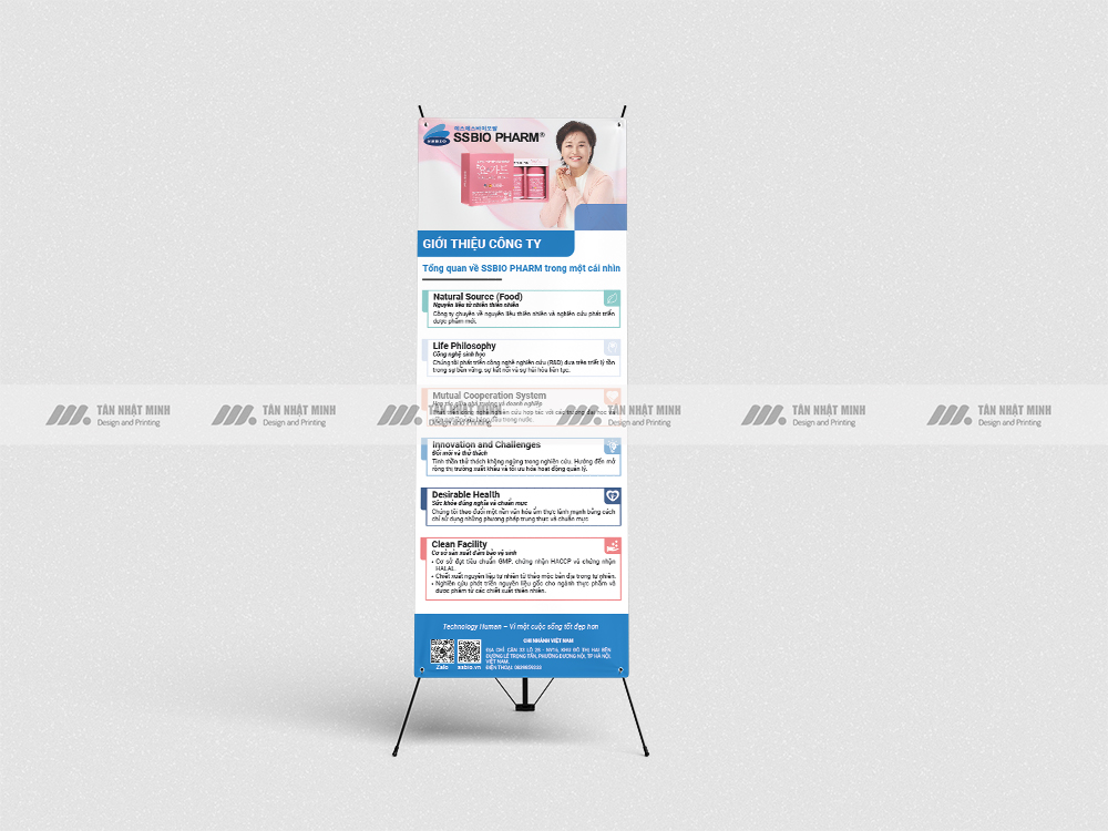Tân Nhật Minh – Đối tác thiết kế & in standee dược phẩm uy tín tại Hà Nội