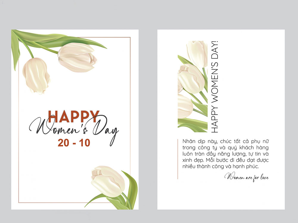 Mẫu thiệp 20/10 đẹp