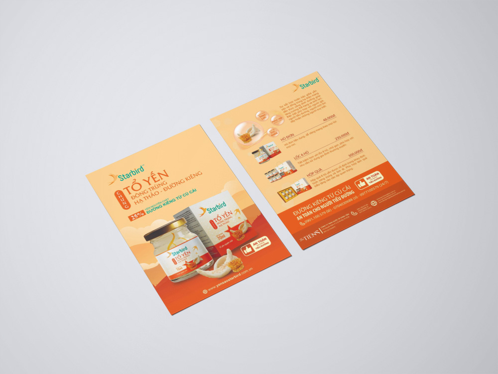 Mẫu Tờ Rơi Yến Sào Đẹp 