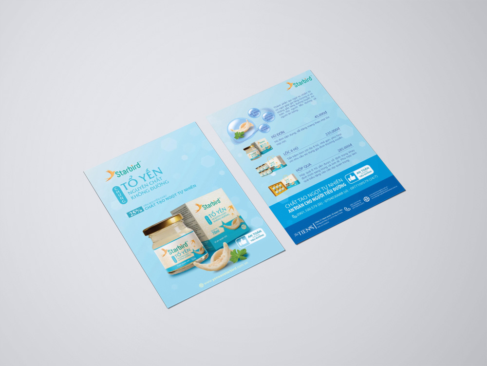 Mẫu Tờ Rơi Yến Sào Đẹp 