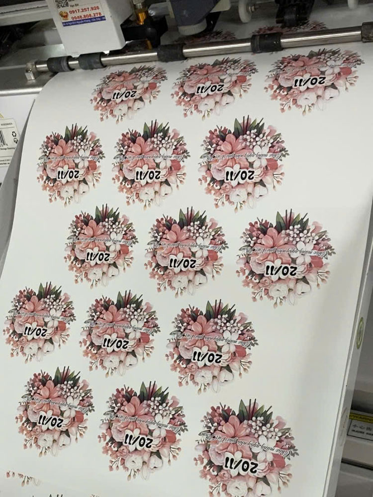 In sticker 20-11 theo yêu cầu