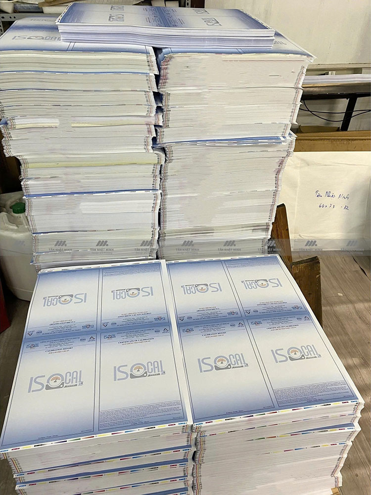 In 100.000 tiêu đề thư thương hiệu ISOCAL