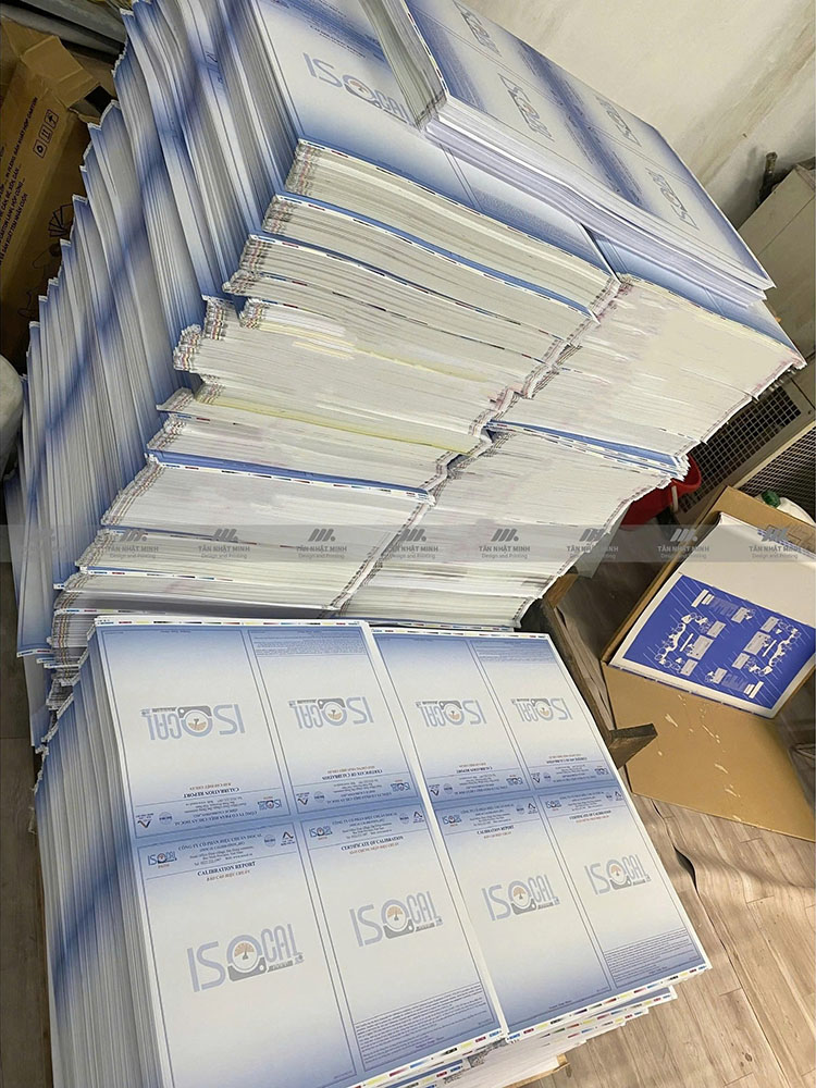 In 100.000 tiêu đề thư thương hiệu ISOCAL