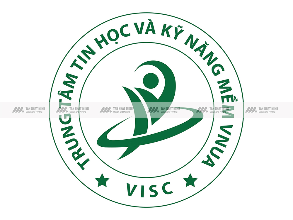 Mẫu thiết kế logo Trung tâm tin học và kỹ năng mềm VNUA