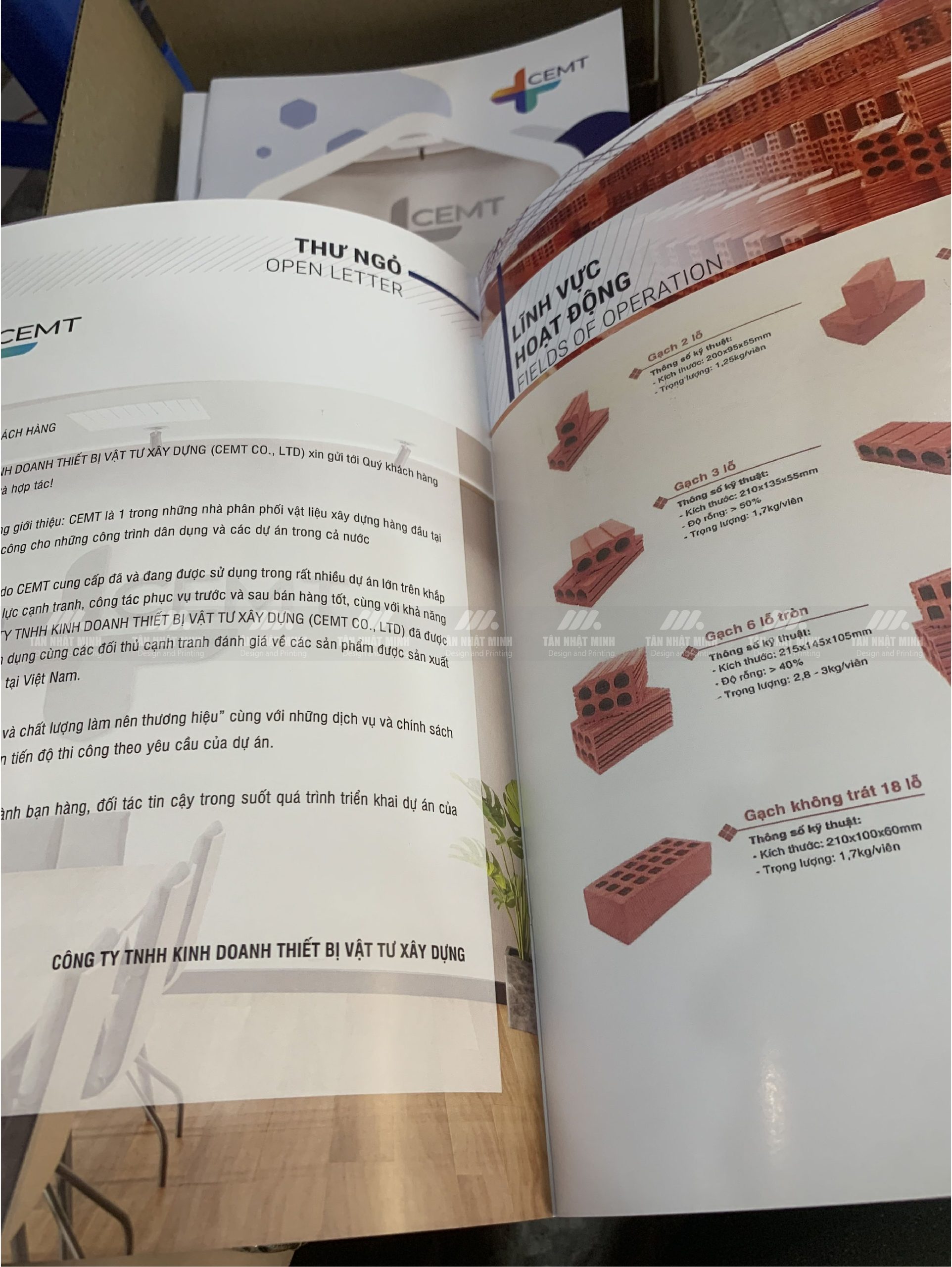In catalogue vật tư xây dựng CEMT 2