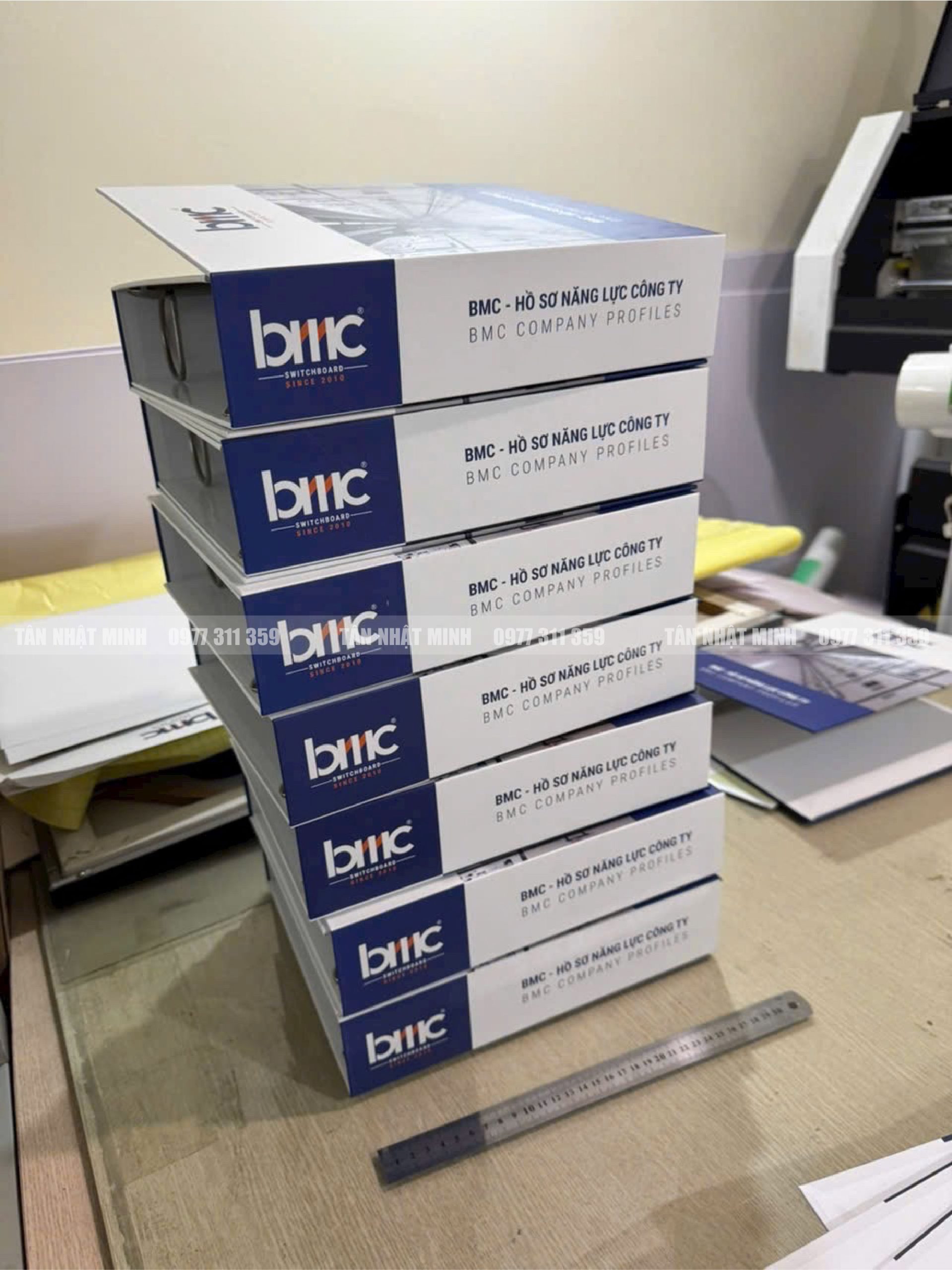 In kẹp tài liệu còng inox BMC