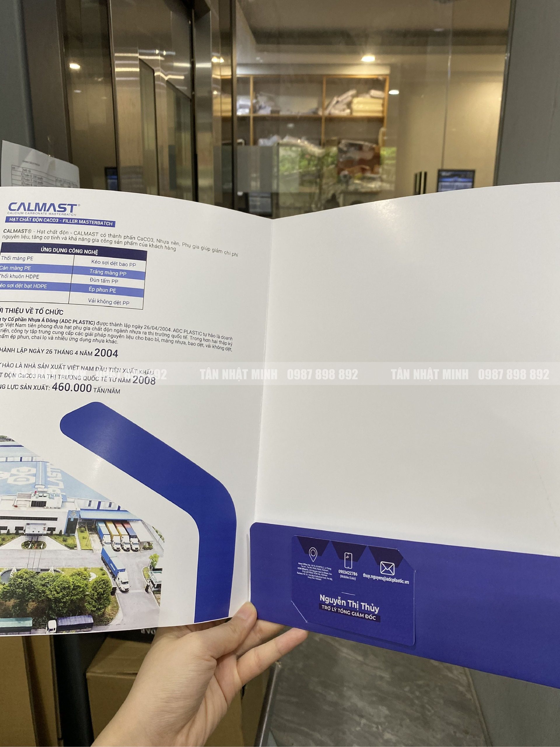In kẹp file ADC PLASTIC 2
